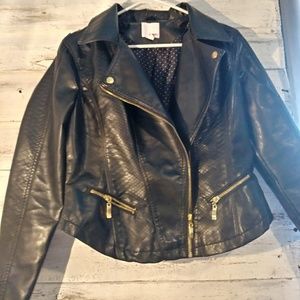 Faux Leather Jacket
